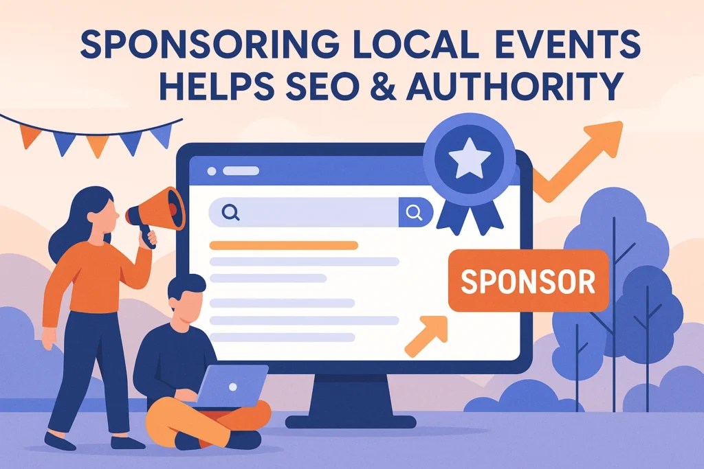 Sponsoring Local Events Helps SEO & Authority
