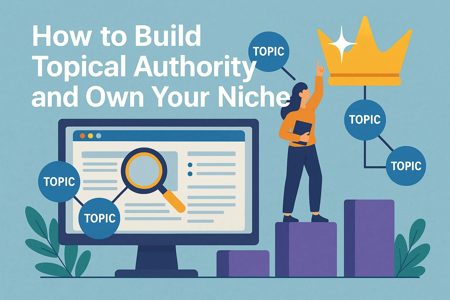 Topical Approach Example How to Build Topical Authority and Own Your Niche - Breakline