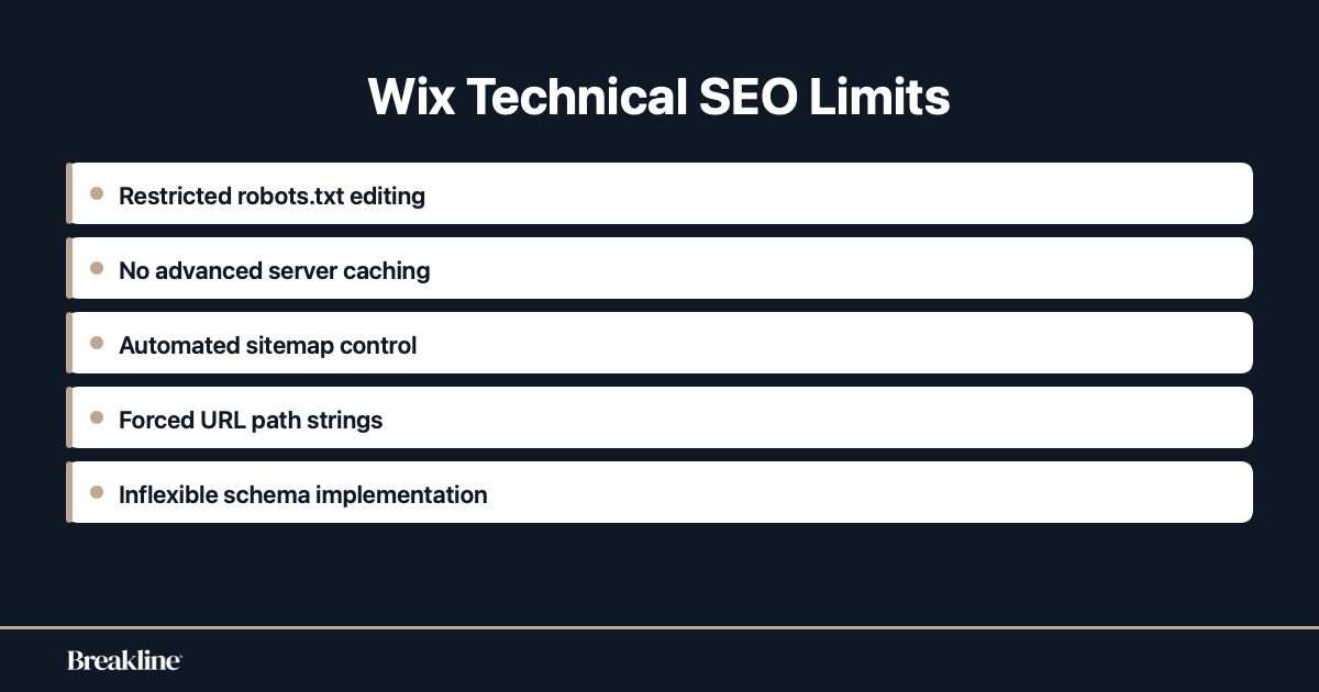 wix-technical-seo-limitations-list